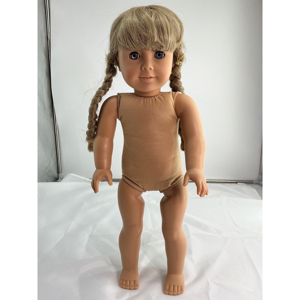 American Girl Kirsten Larson Doll Pleasant Company Blonde Braids Blue Eyes 18in